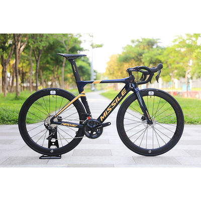 22 Speed Road Bike Carbon Racing Handlebar Bicicleta de corrida de cross country com freio de disco
