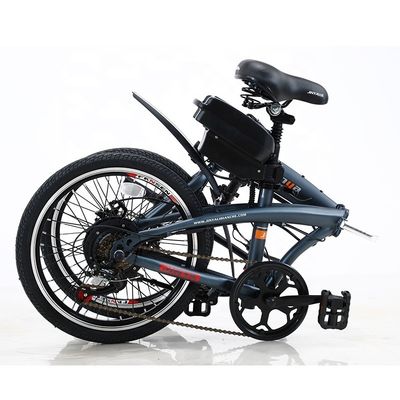 Bicicleta elétrica dobrável de 20 polegadas 36v 6 SPEED Bateria de lítio removível para ciclismo ao ar livre