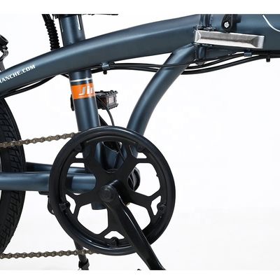 Bicicleta elétrica dobrável de 20 polegadas 36v 6 SPEED Bateria de lítio removível para ciclismo ao ar livre