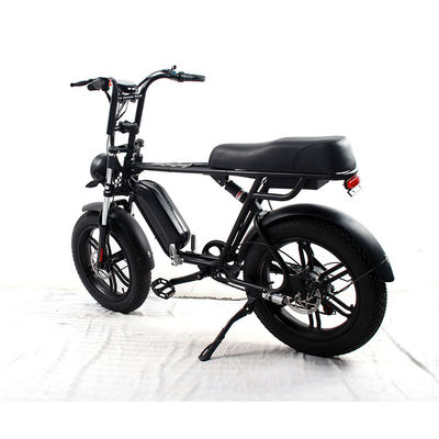 Bicicleta elétrica de motor de eixo traseiro com suspensão completa com 48v 1000w de potência e bateria removível