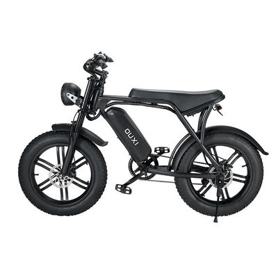 Potente 750W V8 Motor 20 polegadas Fat pneu bicicleta de montanha elétrica com 48V 15ah bateria
