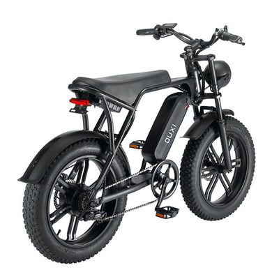 Potente 750W V8 Motor 20 polegadas Fat pneu bicicleta de montanha elétrica com 48V 15ah bateria