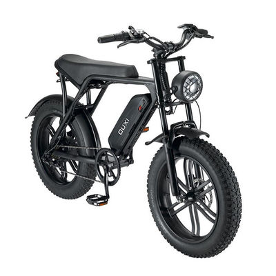 Potente 750W V8 Motor 20 polegadas Fat pneu bicicleta de montanha elétrica com 48V 15ah bateria