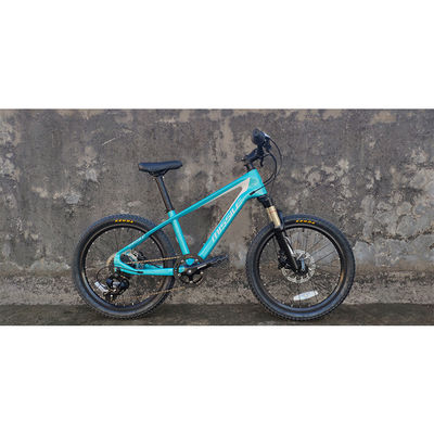 Bicicleta infantil de 20 polegadas com garfo de suspensão e estrutura de fibra de carbono pesa apenas 11 kg