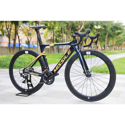 22 Speed Carbon Road Bike com pneu 700*25C e travão de disco 31.8*420 Carbon Handlebar