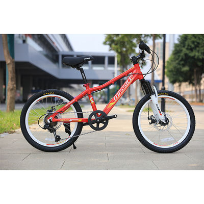 Criança de bicicleta de estrutura de aço de meninas com garfo de suspensão e sem rodas de treinamento