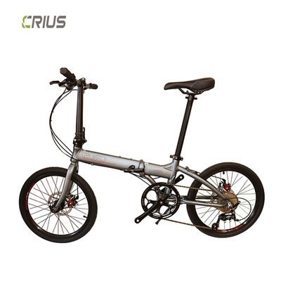 Crius 20 polegadas Master D Mini Bike dobrável 9 velocidade Metallic preto Alumínio Alloy Rim