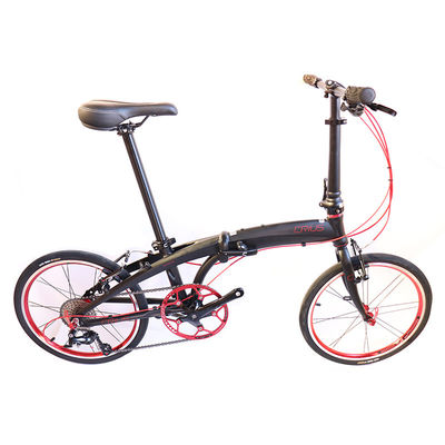 Full Shockproof Frame Folding Bike 20" 9 velocidade Crius Velocity-D freio para adultos
