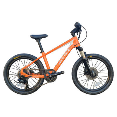 Bicicleta de montanha de 20 polegadas para crianças de 7 a 10 anos com suspensão de garfo e pesando 11 kg