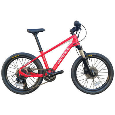 Bicicleta de montanha de 20 polegadas para crianças de 7 a 10 anos com suspensão de garfo e pesando 11 kg