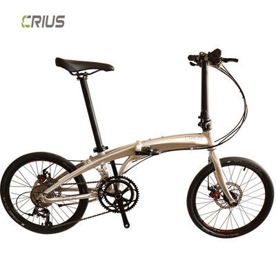 Crius 20" Alumínio Folding Bike com 9 velocidades FSC Chain e SMN 4000 Shifer