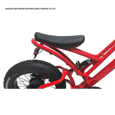Bicicleta elétrica de travagem de disco mecânico 48v 500w Bicicleta elétrica de motor 2 rodas 20 polegadas Pneus gordos