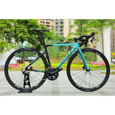 Bicicleta de estrada de corrida Ciclo com travão de disco e garfo de fibra de carbono OEM 21 velocidade MTB Mountain Bike