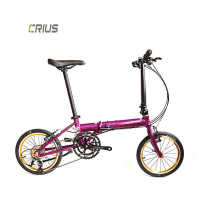 16 polegadas de bicicleta dobrável puxar no chão bicicleta para transporte ecológico