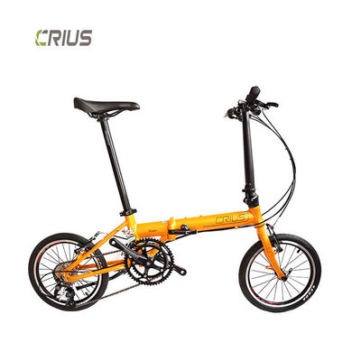 16 polegadas de bicicleta dobrável puxar no chão bicicleta para transporte ecológico