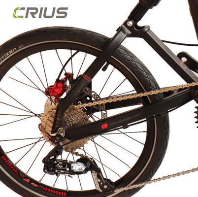 Bicicleta dobrável de 20 polegadas com 9 velocidades e uma bicicleta leve de melhor desempenho.