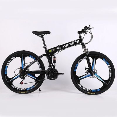 Bicicletas dobráveis de 20 polegadas para adultos Quadro de aço Pintura interna comprimento 1,33m