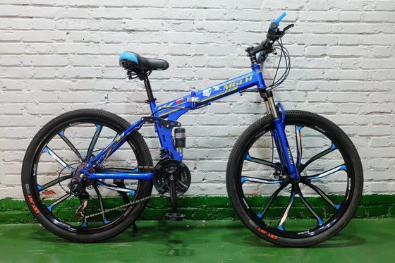 Bicicletas dobráveis de 20 polegadas para adultos Quadro de aço Pintura interna comprimento 1,33m