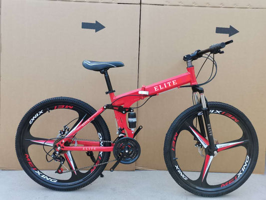 Bicicletas dobráveis de 20 polegadas para adultos Quadro de aço Pintura interna comprimento 1,33m
