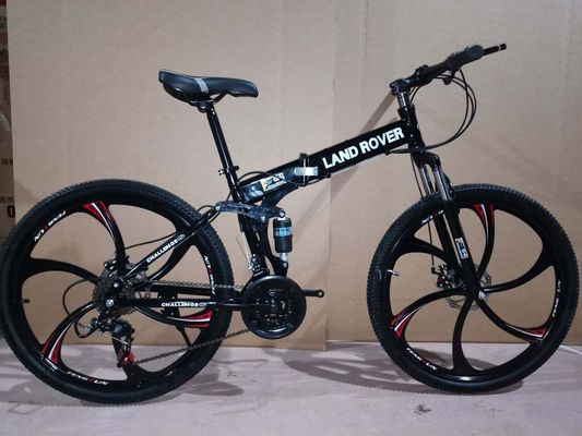 Bicicletas dobráveis de 20 polegadas para adultos Quadro de aço Pintura interna comprimento 1,33m
