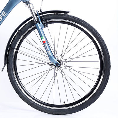 700c Homens Urban City Bike com 24 velocidades e Al Crown Sus Fork