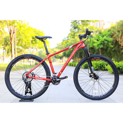 Dimensões personalizadas de bicicleta de exercício 29 polegadas de bicicleta de montanha com 22 engrenagens de velocidade e soldas suaves
