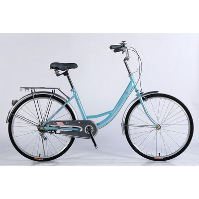 Bicicleta urbana de rua de estrutura de aço personalizada 26 para mulheres e homens no mercado europeu