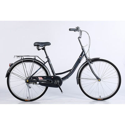 Bicicleta urbana de rua de estrutura de aço personalizada 26 para mulheres e homens no mercado europeu