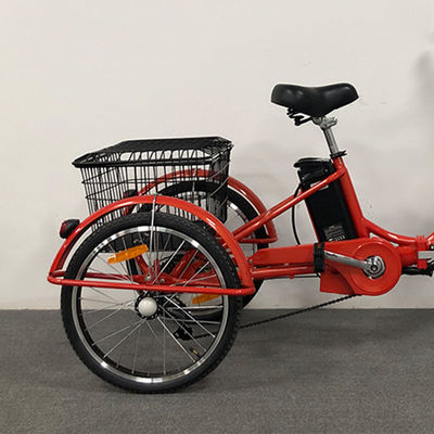 Freio a disco 26*4.0 KENDA pneu triciclo elétrico com ecrã LCD e design dobrável
