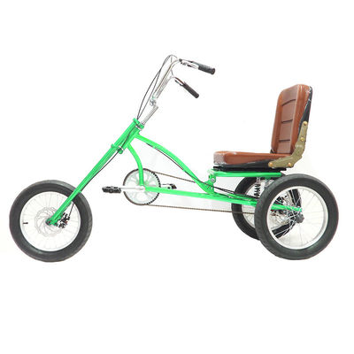 16 "Triciclo de velocidade única com travão de disco 160 mm Manobras de aço de carbono alto