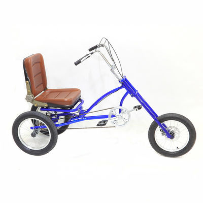 16 "Triciclo de velocidade única com travão de disco 160 mm Manobras de aço de carbono alto