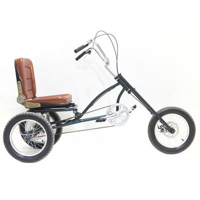 16 "Triciclo de velocidade única com travão de disco 160 mm Manobras de aço de carbono alto
