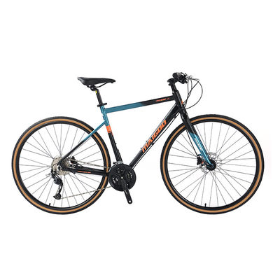 27 Velocidades Velocidade de Design Adulto 700 * 35C Flat Bar Road Bike com garfo de liga personalizável