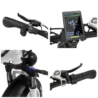 45 km/h Velocidade máxima Bicicleta de montanha elétrica de cidade dobrável rápida com bateria integrada
