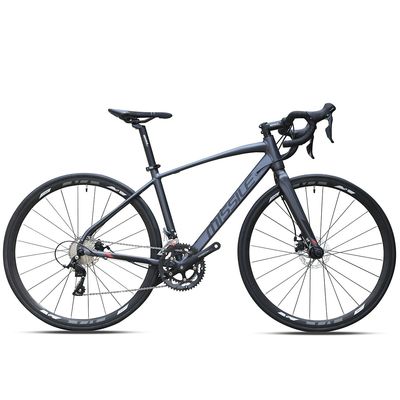 700C Bicicleta de estrada de estrutura dura de 18 velocidades Material do quadro de liga de alumínio 10,5 kg Peso