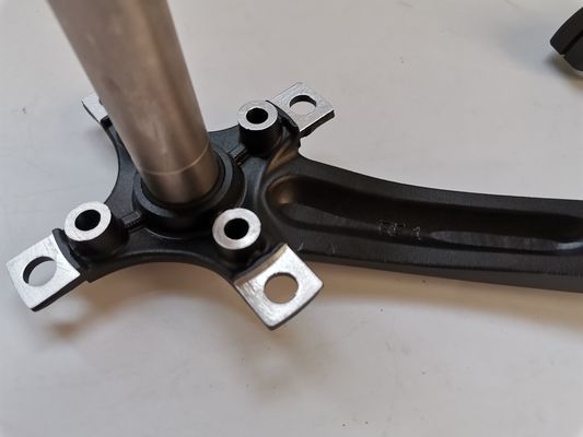 Crankset de bicicleta de montanha 170mm 104BCD Componentes de bicicleta de liga 790g com suporte inferior
