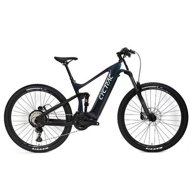 EM10 Cabos internos de fibra de carbono Midmotor Shox traseiro bicicleta auxiliar elétrica