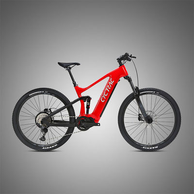 EM10 Cabos internos de fibra de carbono Midmotor Shox traseiro bicicleta auxiliar elétrica