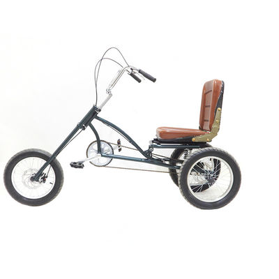 Manobras de aço com alto teor de carbono 7 velocidades de carga de bicicleta para adultos manual Trike
