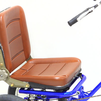 Manobras de aço com alto teor de carbono 7 velocidades de carga de bicicleta para adultos manual Trike