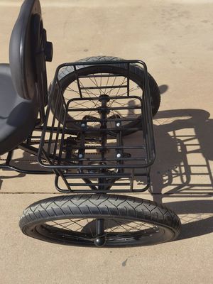 Trikes motorizados com pedal de alumínio para adultos Triciclos elétricos de carga de design popular