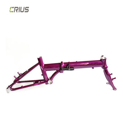 Cor personalizada Crius 16 polegadas Quadro de bicicleta dobrável com 2300g de peso e V freio / D freio