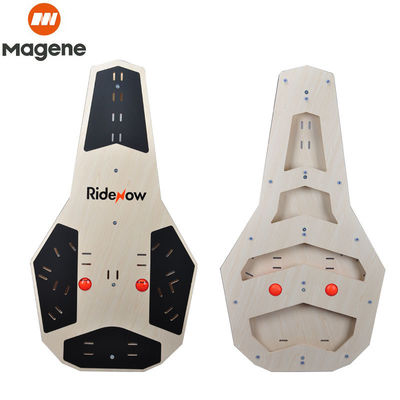 Power Trainer Board Bike Home Trainer Exercício Bike Trainer Bicicleta feita de PU couro