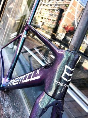44/47/50/53/56/59cm Full Suspension Carbon Frame Road Bike para requisitos do cliente