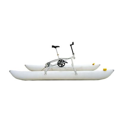 Resort Hotel Equipamento de brinquedo aquático Pedal de liga de bicicleta flutuante bicicleta de água inflável
