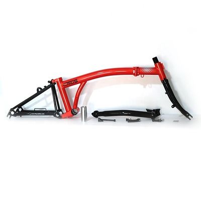 Bicicleta dobrável de aço leve de 16"-17" CR-MO 4130 para aventuras ao ar livre