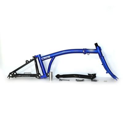 Bicicleta dobrável de aço leve de 16"-17" CR-MO 4130 para aventuras ao ar livre