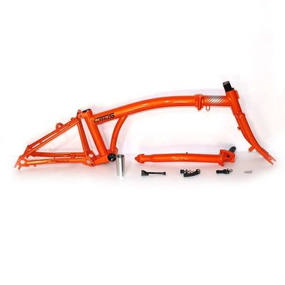 Bicicleta dobrável de aço leve de 16"-17" CR-MO 4130 para aventuras ao ar livre