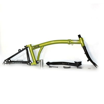 Bicicleta dobrável de aço leve de 16"-17" CR-MO 4130 para aventuras ao ar livre