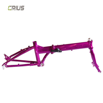 personalizado Sim 2900g Crius Custom 20 polegadas Alumínio Quadro Pára-choques Bicicleta Quadro de bicicleta